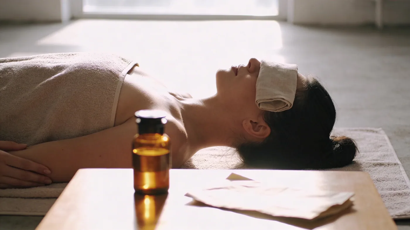 Amber prescription bottle and folded paper on a worn wooden table in morning window light, surface answer to why emotions overwhelm — why am i so emotional