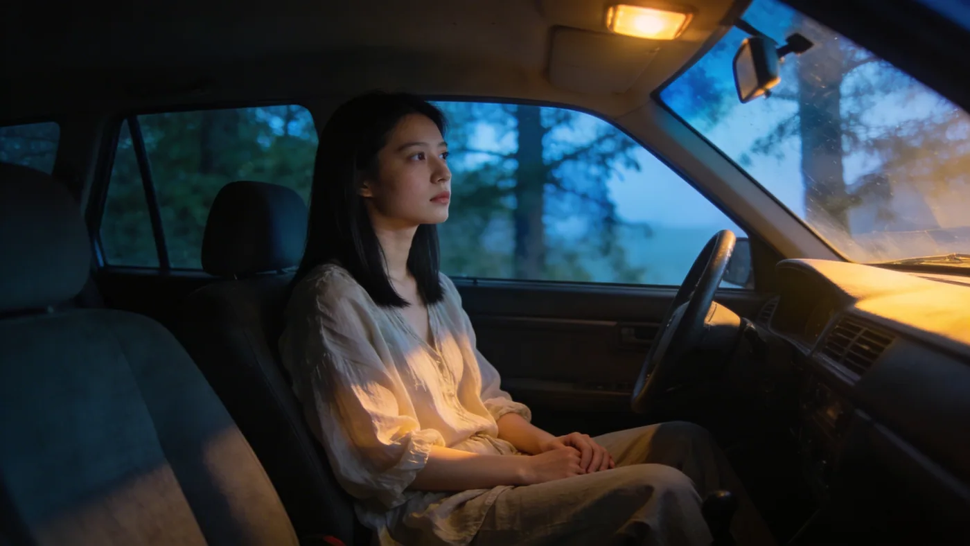 Body awareness: person in a quiet moment of stillness and emotional recognition — Why more social contact can still leave you with deep loneli — feeling disconnected from myself