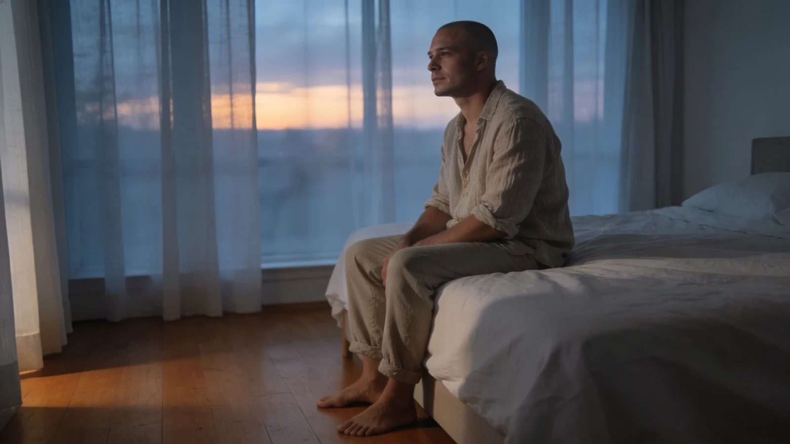 Hero image: person walking toward warm light through a doorway — shadow work examples