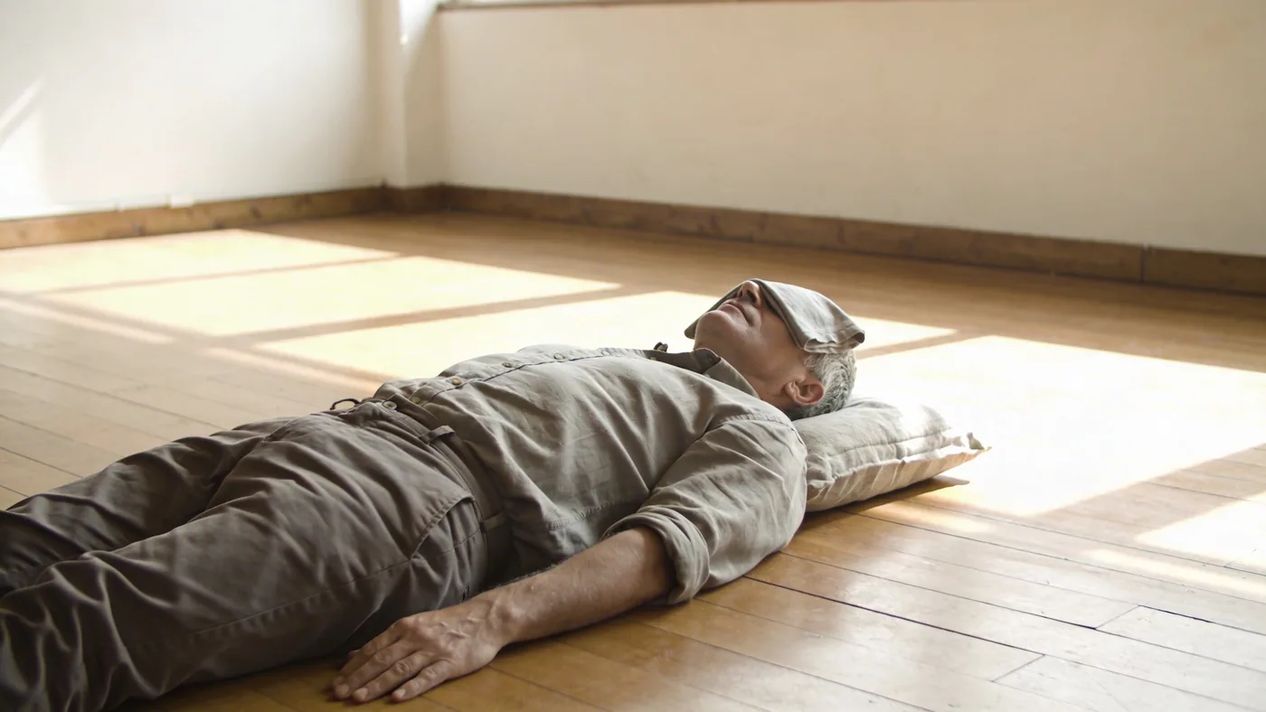 Integration: two people sharing a quiet moment of connection — Why yoga somatic works when effort stops working — yoga somatic