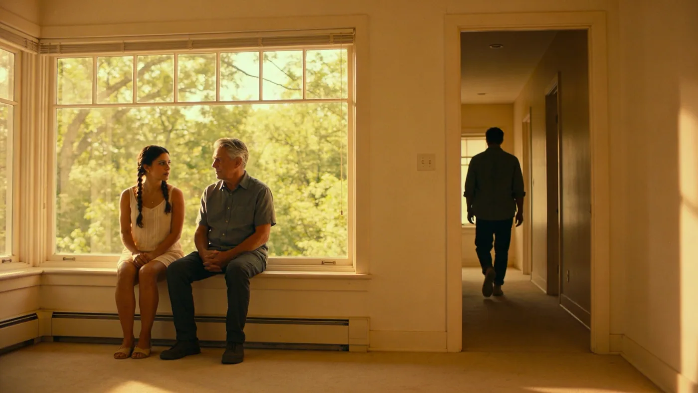 Person walking slowly between rooms from behind, moving through spiritual transition and growth — what to do when you feel spiritually lost