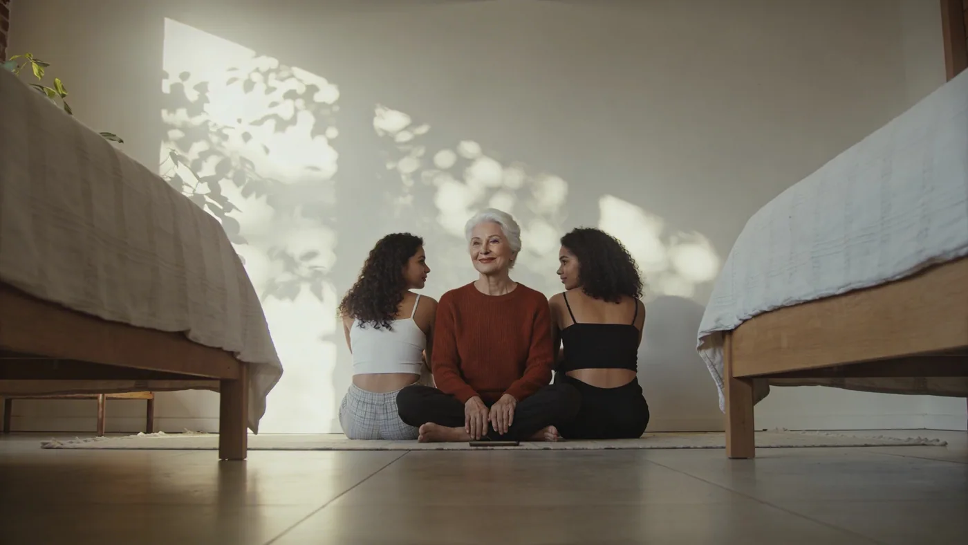 Practice moment: two people sharing a quiet moment of connection — Why spiritual ego forms especially in sincere people — spiritual ego