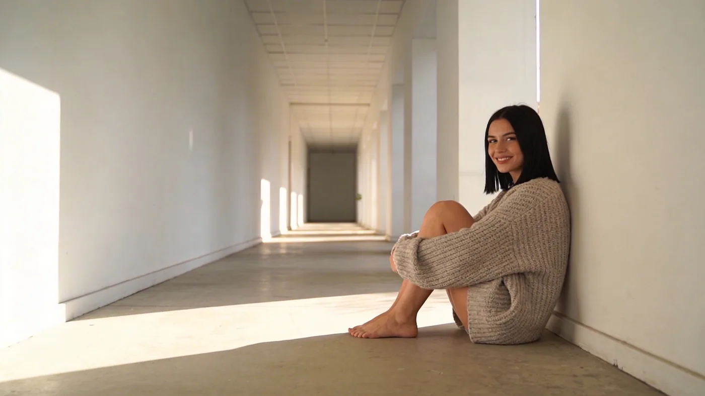 Stillness: person lying on their back in a Feeling Session with arms beside the body and a soft cloth over the eyes and forehead only — A 7minute emotional boundaries reset when you feel flooded — emotional boundaries