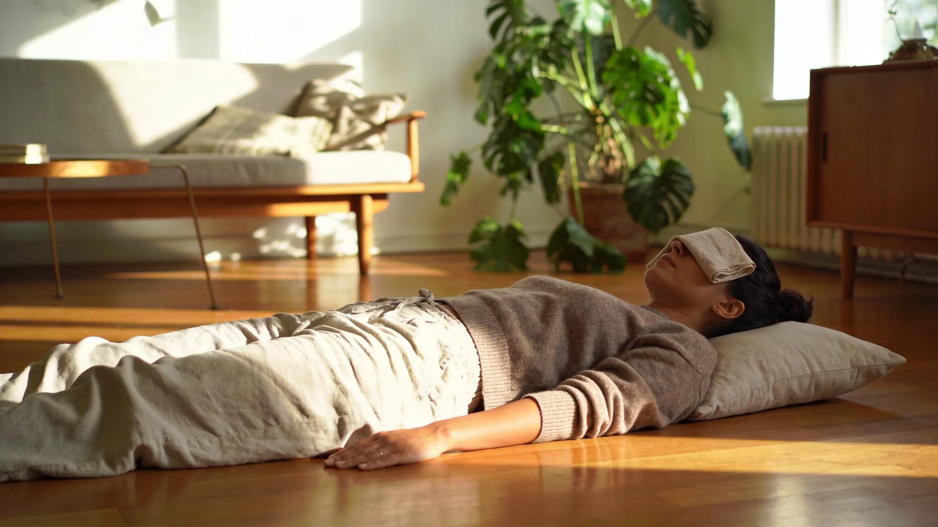 single-source natural light moment - body scan meditation
