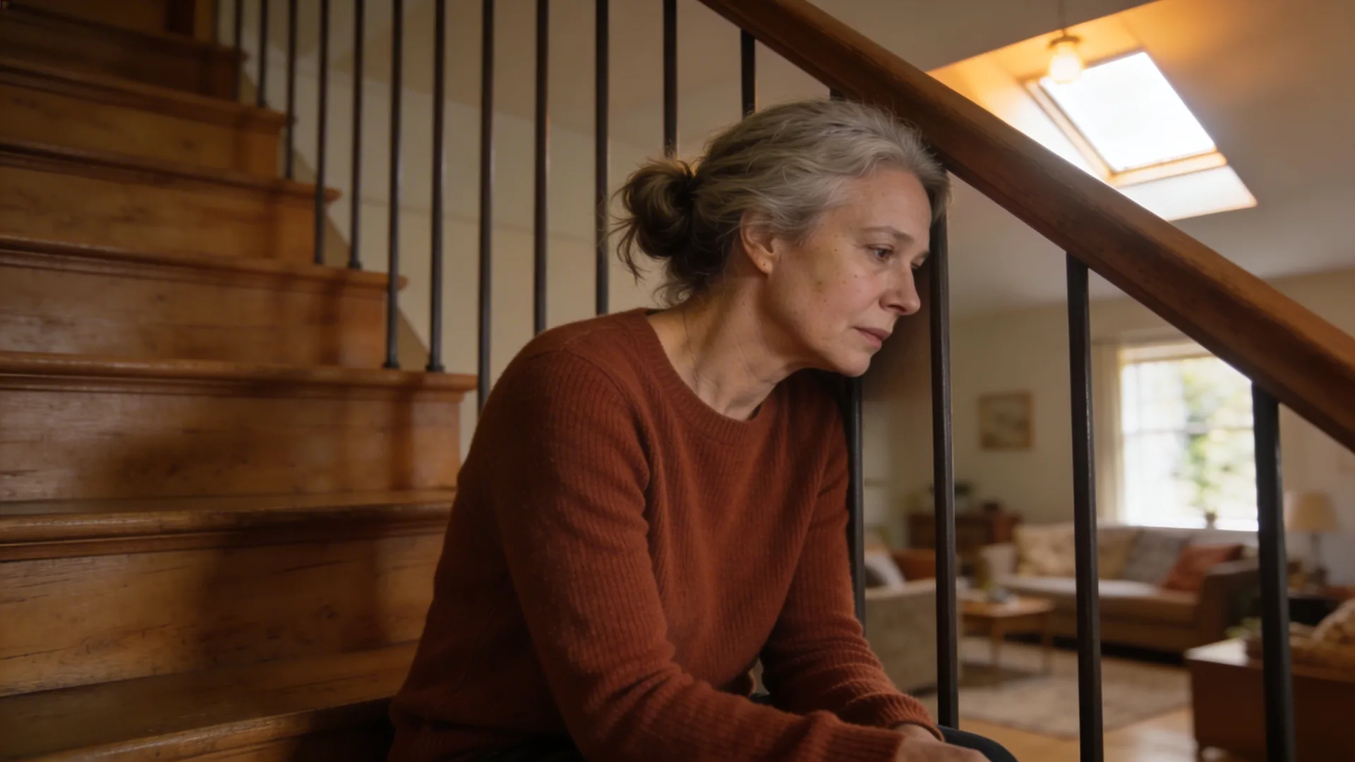 single-source natural light moment - emotional healing