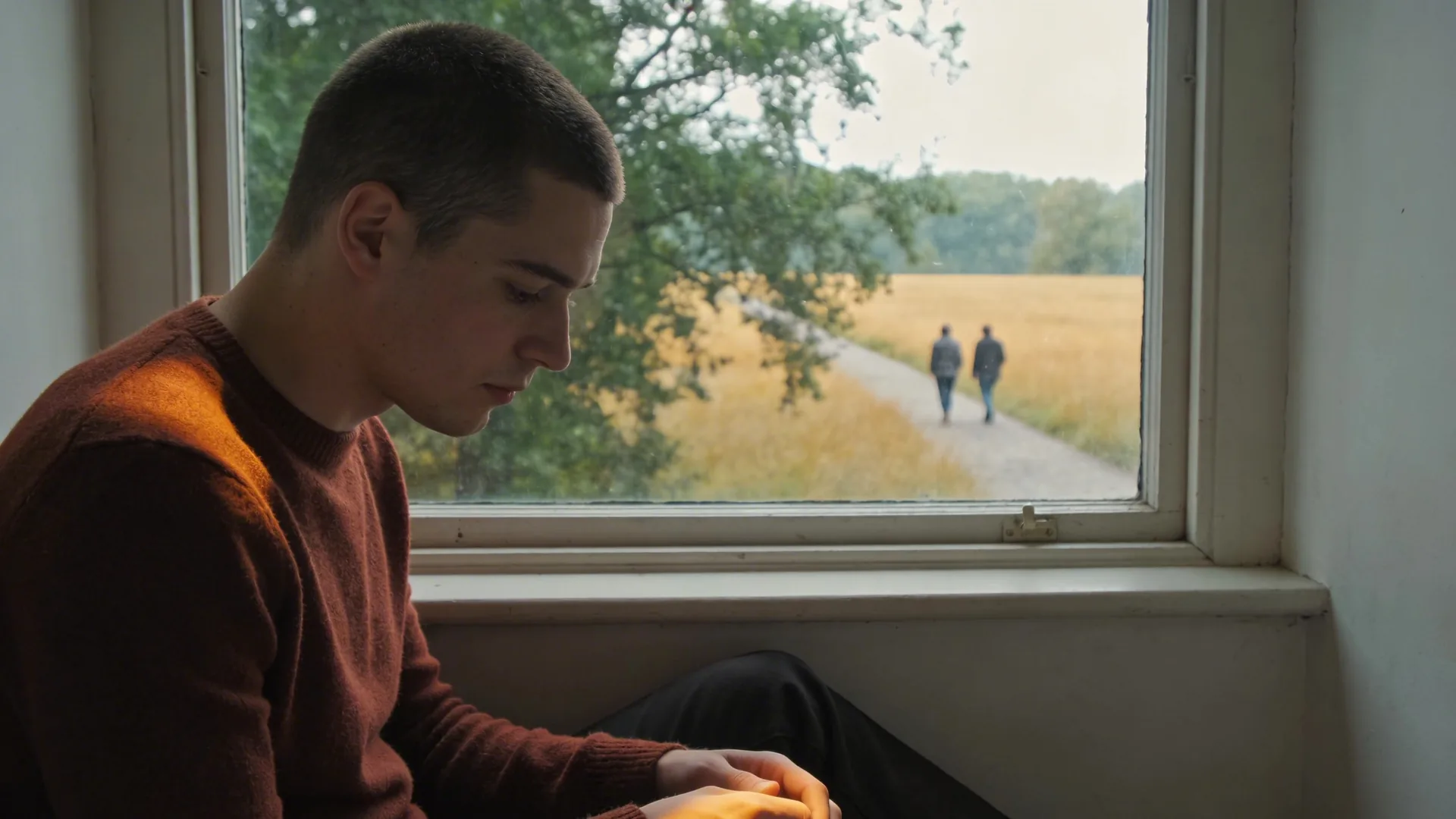 Two people walking apart on a golden grassland path showing how spiritual bypassing ruins relationships through emotional distance