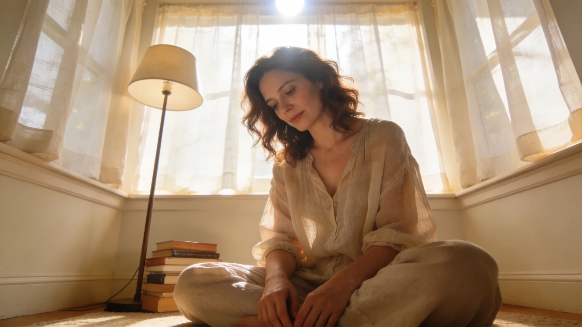Two women sitting quietly together on a couch in soft daylight, showing what changes and softens after shadow work practice